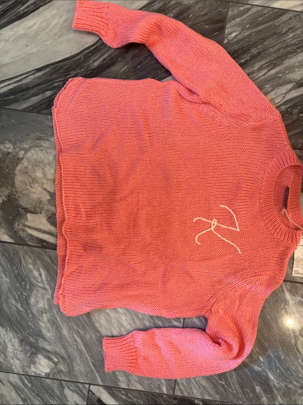 Pink Women's Knit K Sweater - Casual Crewneck